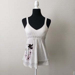 Urban Behavior Cotton Top - Flowers & Polka Dots